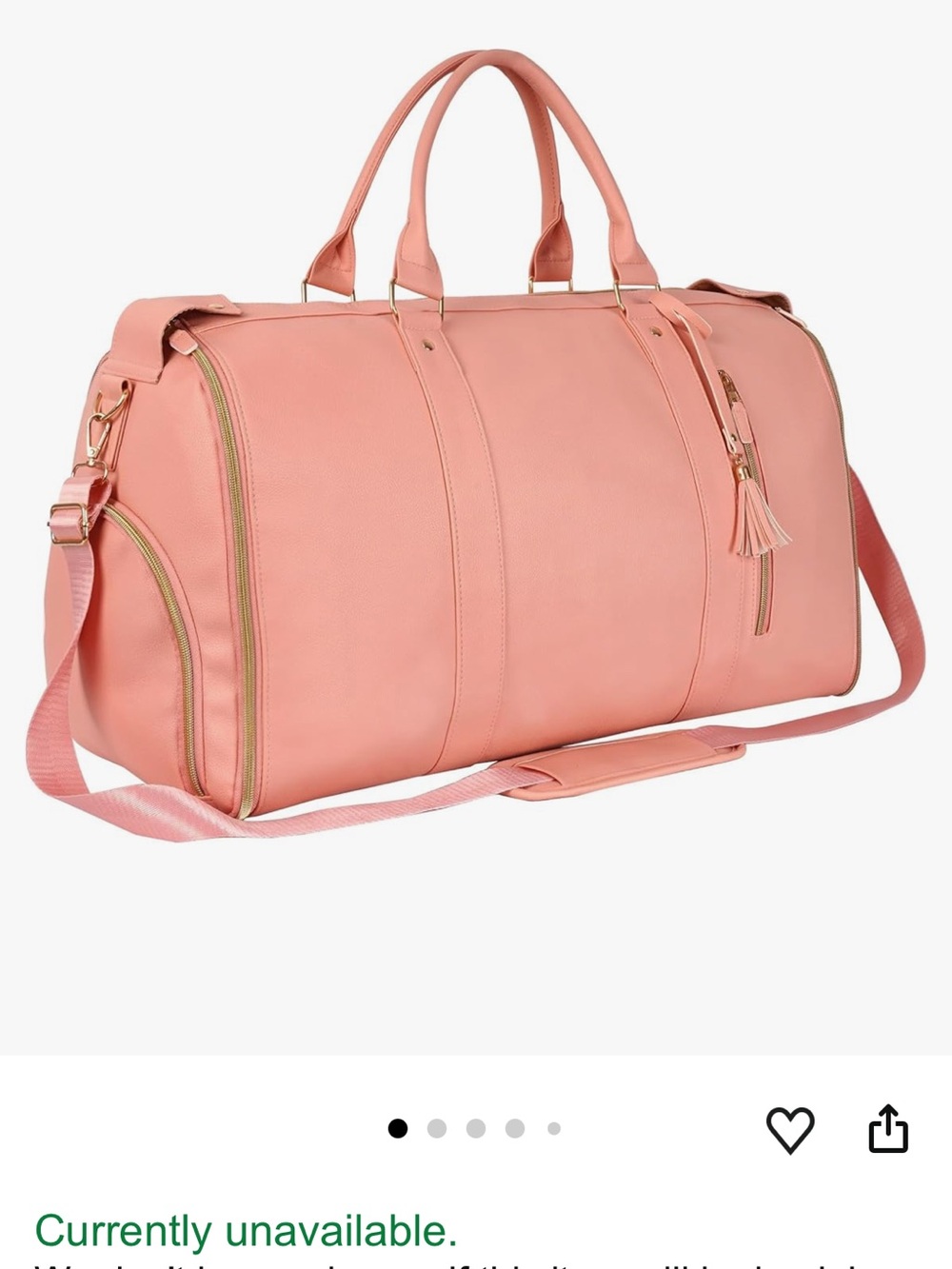 Pink Women's Weekender Duffel Bag